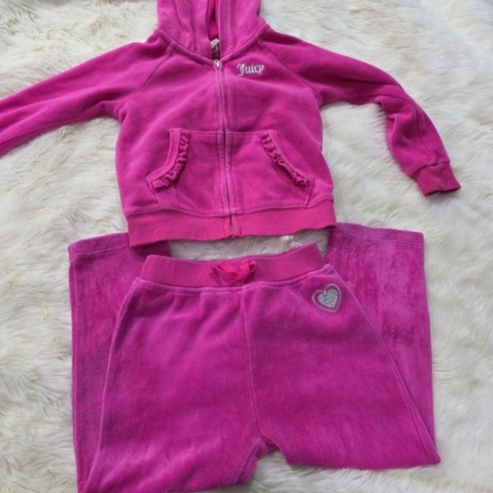 Juicy Couture Pink Velour Tracksuit
